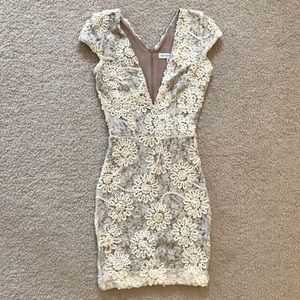 Dress The Population Zoe Embellished Bodycon Dress